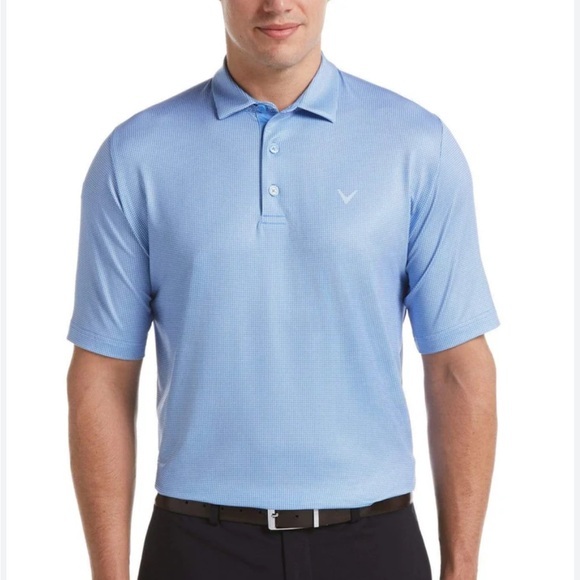 Callaway Other - Callaway Shirt Men's Lg  Opti-Dri Geometric Performance Stretch Golf Polo